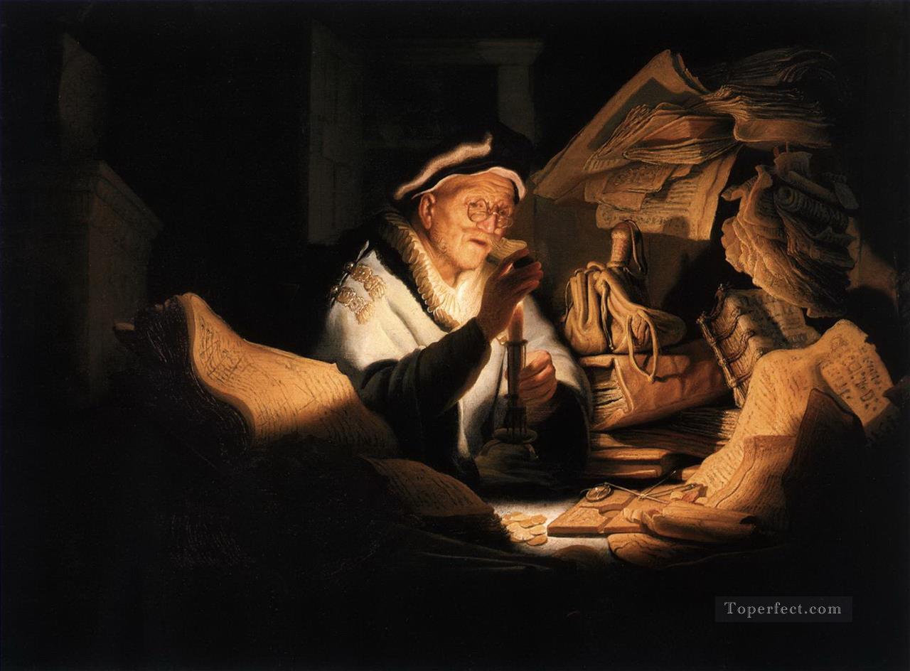 The Rich Man from the Parable Rembrandt Oil Paintings